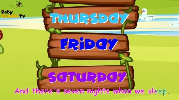 Days Of The Week Kids Song | Kids Songs