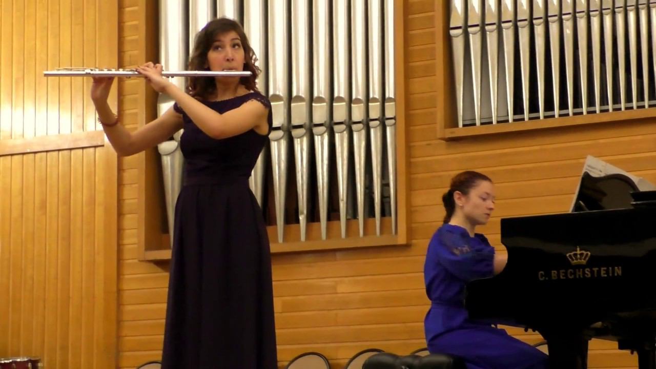 P.Taffanel - Fantaisie on Themes from Der Freischutz. Anna Glushkova (flute), Liana Zenina (piano) смотреть онлайн