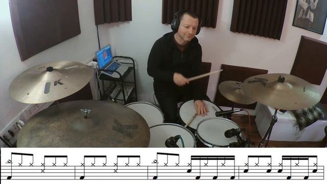 Nothing Else Matters (Metallica) drum cover + score смотреть онлайн