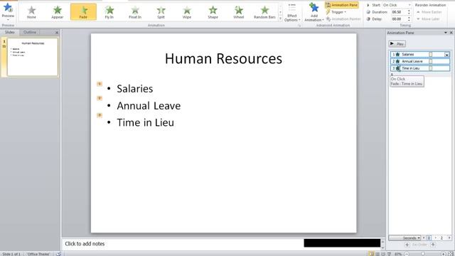 Animating bullet points in Powerpoint 2013, 2010 and 2007 to retain audience control and interest. смотреть онлайн