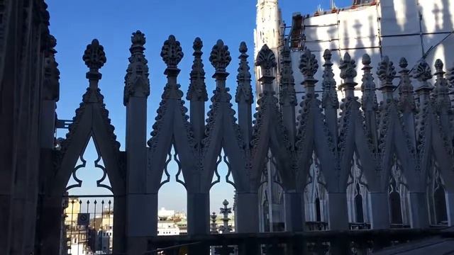 Milan Cathedral. Duomo di Milano. Верхняя галерея смотреть онлайн
