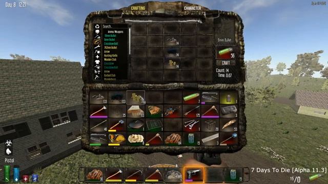 7 Days To Die Alpha 11.3 Bullets dupe, Дюп патронов смотреть онлайн