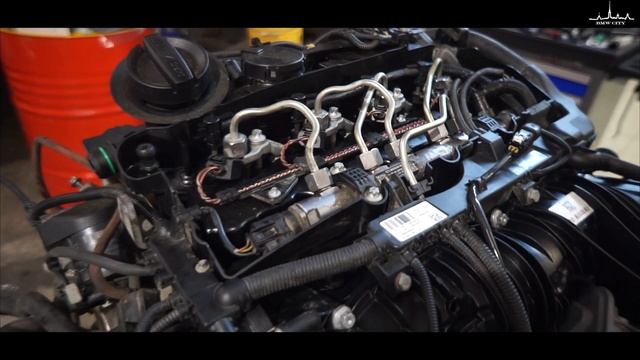 Замена цепи ГРМ БМВ Х1 дизель смотреть онлайн