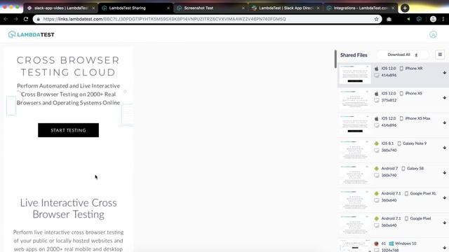 LambdaTest Slack Integration | Take Full-Page, Multi-Browser Screenshots | LambdaTest Slack App смотреть онлайн