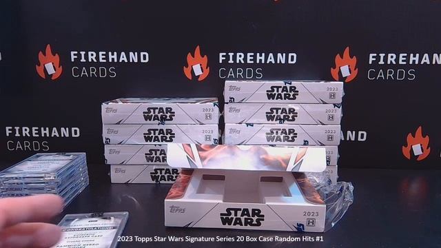 2023 Topps Star Wars Signature Series 20 Box Case Random Hits #1 смотреть онлайн