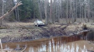 Паджеро 4 оффроуд на охоте