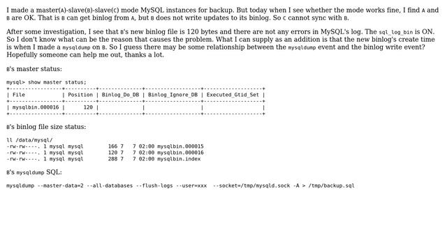 MySQL binlog file size stop growing смотреть онлайн