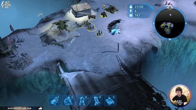 ОБЗОР игры HALO WARS: DEFINITIVE EDITION! Первый взгляд на классическую RTS от JetPOD90. смотреть онлайн