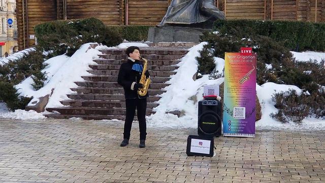 My heart will go on (Титаник) - Saxophone cover by Peter Grigorian смотреть онлайн