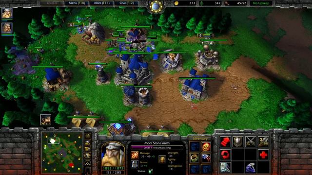 Countering a Footmen Rush - 1v1 - WC3 смотреть онлайн