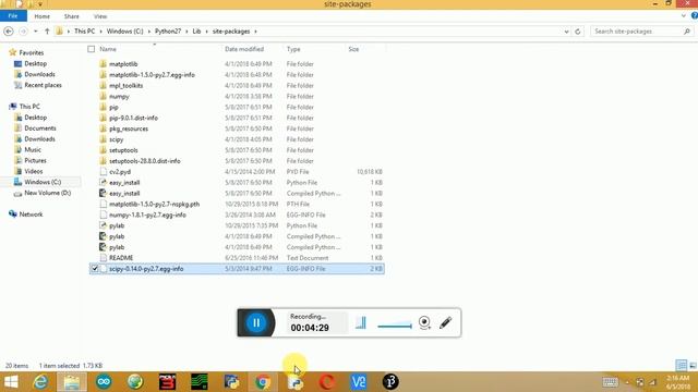 Lecture-1: OpenCv Install- Python-2.7.13, NumPy-1.8.1.0, Scipy-10.14.0, OpenCV-2.4.9 смотреть онлайн