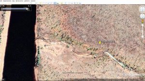 Якутские котлы. Нашёл второй реальный Якутский котёл в русле реки. Снято со спутника.