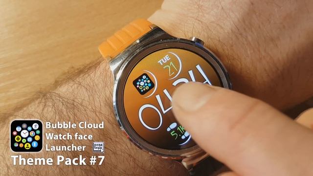 [v7.48] Dress your Wear OS with Bubble Cloud Watch face Launcher смотреть онлайн