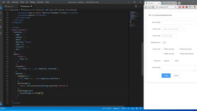 Learn Vue.js (RU): Формы, устойчивые к обновлению страницы // Refresh-safe Forms with localStorage смотреть онлайн