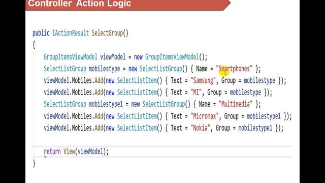 Using OptionGroups with the select Tag Helper in ASP.NET Core смотреть онлайн