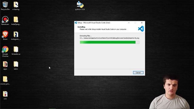 1 - kun. Pythonni o'rnatish va birinchi dastur. 1 - qism смотреть онлайн