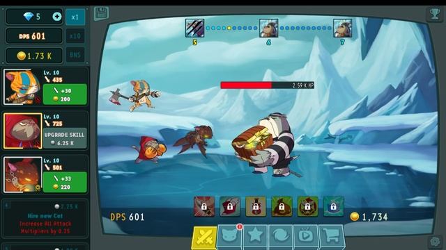 Tap Cats: Idle Warfare Gameplay iOS / Android смотреть онлайн