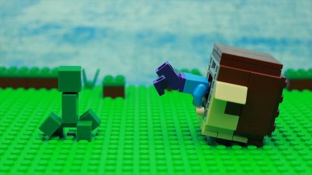 Lego Minecraft Big Heads Animation смотреть онлайн