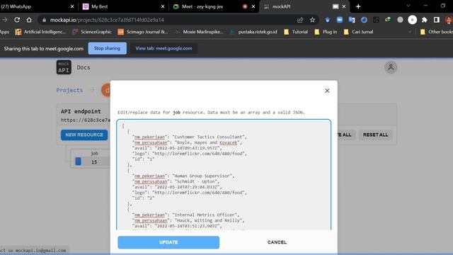 Mobile Programming - Pertemuan 10 API JSON dengan mockapi.io dan postman.com смотреть онлайн