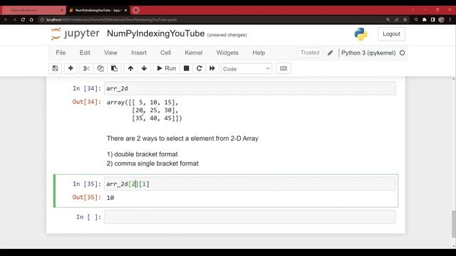 NumPy - Indexing and Selection || Data Science || Coders Arcade смотреть онлайн