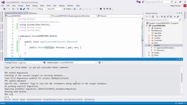 Creando una base de datos con EF | Entity Framework 6 | Programando en ASP.NET MVC 5 смотреть онлайн