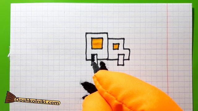 Рисунки по клеточкам с Котом Баюном. ? Машина смотреть онлайн