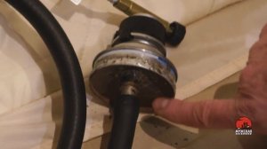 Газовый переходник от 5-литрового баллона на туристический цанговый баллон для газовой горелки