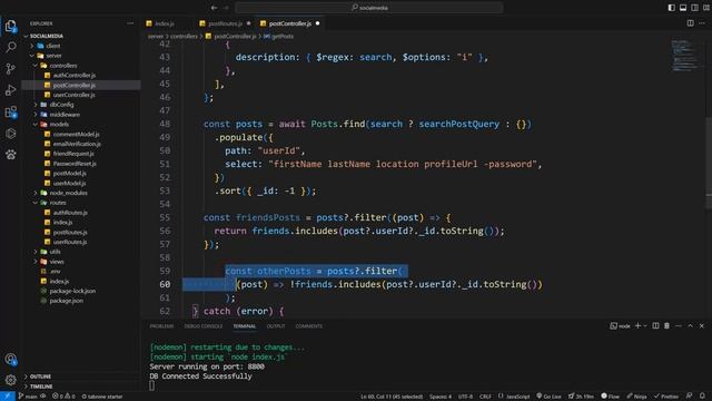 Full-Stack/MERN Stack Social Media App | MongoDB, Express, React, Node смотреть онлайн