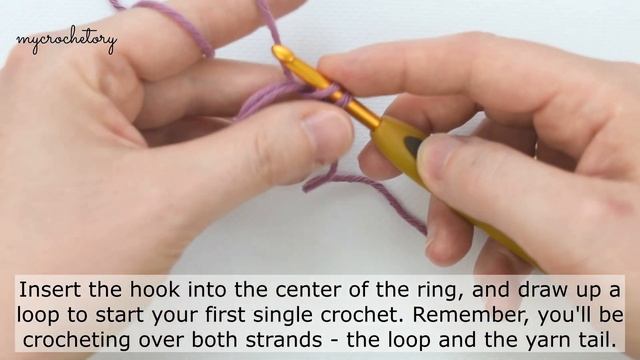 How To Crochet a Magic Ring - 3 Easy Ways Tutorial For Beginners смотреть онлайн