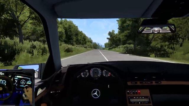 Mercedes W140 S class S600 v12 - Euro Truck simulator смотреть онлайн