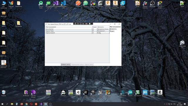 Бомж CRUD на WPF и EF Core смотреть онлайн