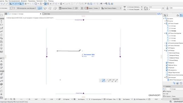 ArchiCAD 25. Первое включение. Знакомство с интерфейсом