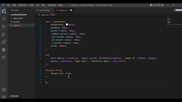 Login Form Using HTML CSS & JS || Part 1 смотреть онлайн