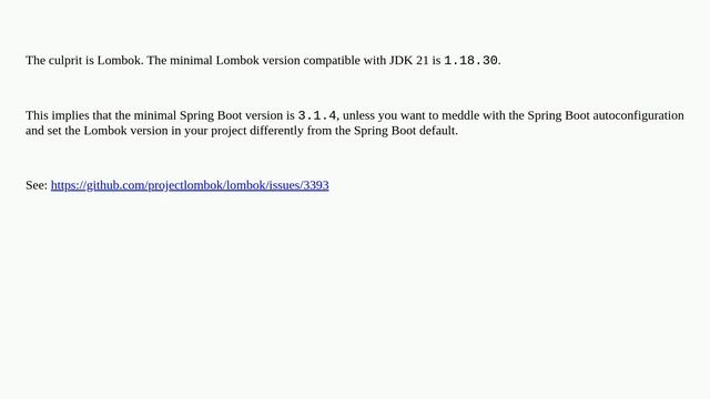 Compilation error after upgrading to JDK 21 - "NoSuchFieldError: JCImport does not have member fi.. смотреть онлайн