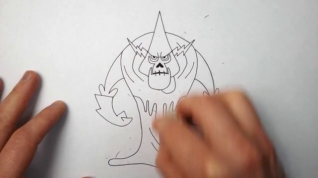 Как нарисовать лорда Злыдня карандашом (Wander Over Yonder) - Рисование и раскраска для детей смотреть онлайн