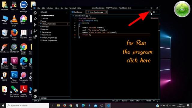 How To Use clrscr() (Clear Screen Function) In Visual Studio Code For C Or CPP(C++) Program. смотреть онлайн