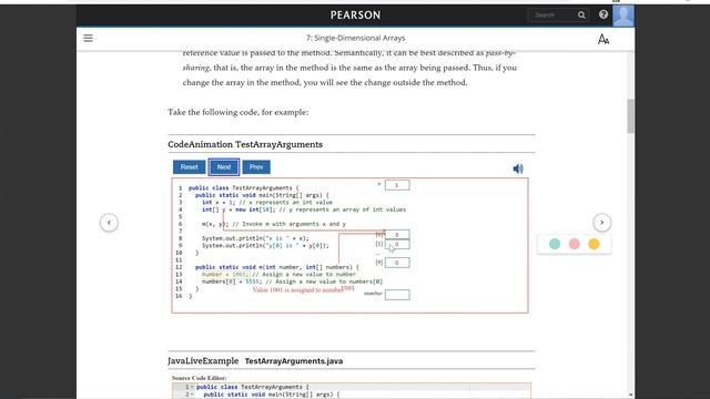 Daniel Liang Java Section 7.6 смотреть онлайн