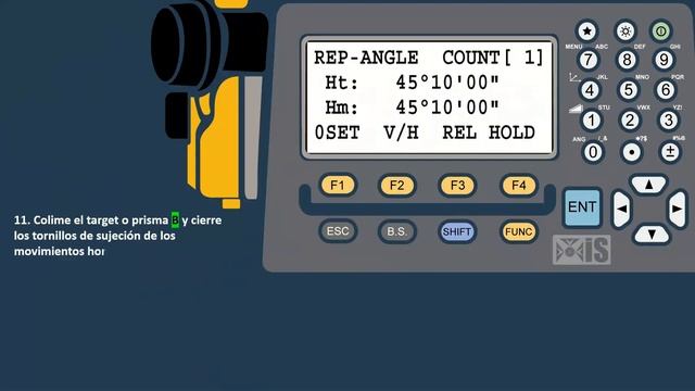 Curso de Estación Total TOPCON GM Topbasic Modo Repetición de Medición Ángulo Horizontal Tutorial 6 смотреть онлайн