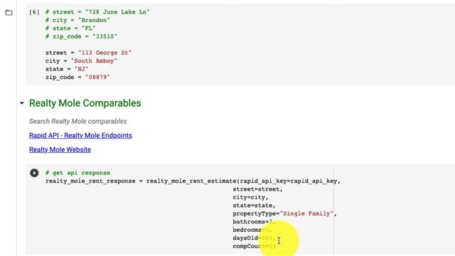 How to Get Rent Estimates & Comparables from Realty Mole Using Python | Rapid API смотреть онлайн