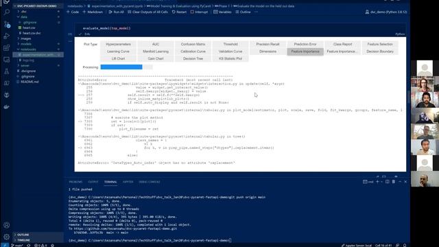 Community Spotlight: Tezan Sahu - How to use DVC, PyCaret and FastAPI for Machine Learning Workflow смотреть онлайн