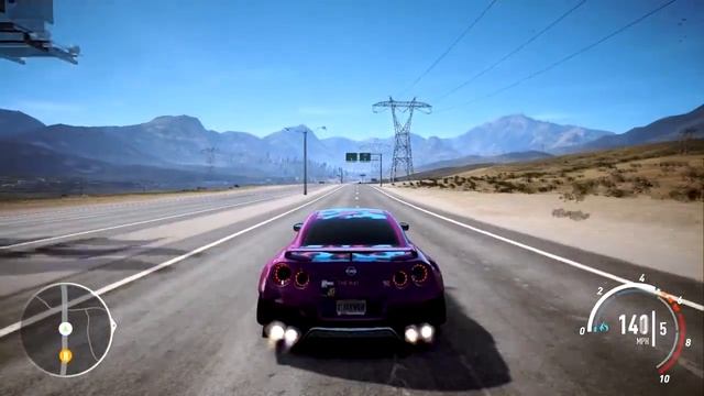 Need for speed payback i5 2400 GTX 550Ti NISSAN GTR R35 Sound TEST смотреть онлайн