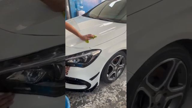 Mercedes-Benz CLS, 2016, Front damage repair at Hunain Ali auto service centre ￼ смотреть онлайн