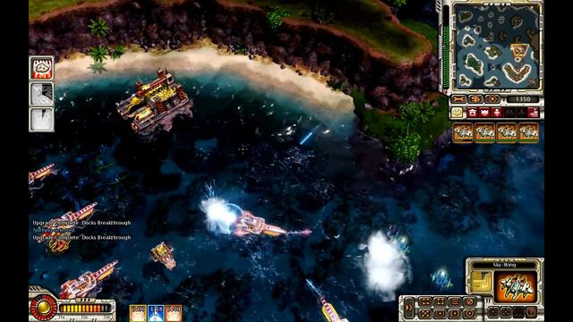 Command & Conquer: Red Alert 3 - CrazyTek & Pastreo Vs Medium & Medium [2 Vs 2] смотреть онлайн