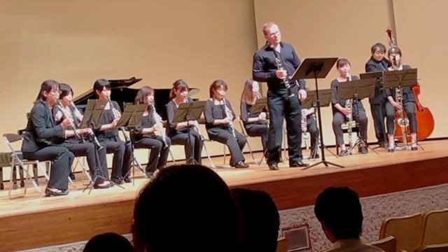 Gershwin: Clarinetist Robert Borsos with Sonor Clarinet Ensemble from Iida, Nagano смотреть онлайн