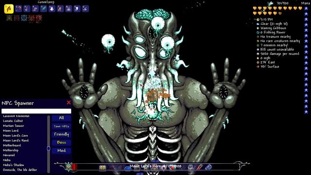 [TERRARIA MINIONS VS. BOSSES] - 50 COSMILAMPS смотреть онлайн