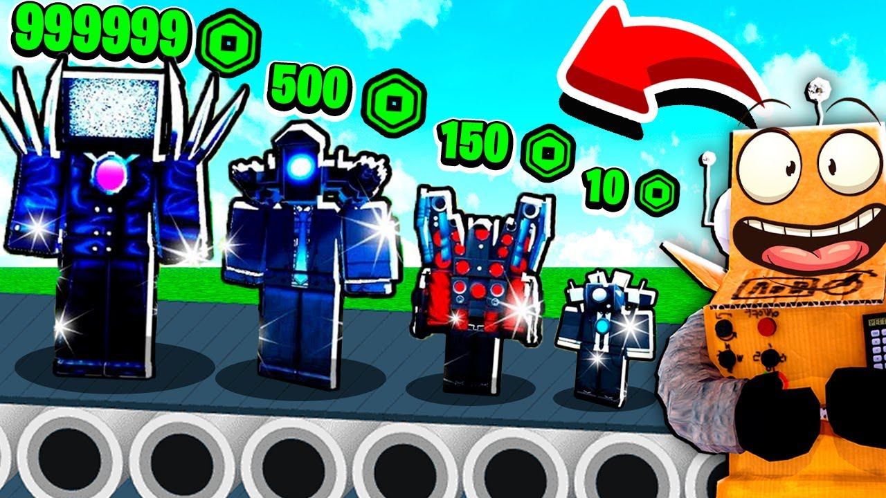 ПОСТРОИЛ БАЗУ КАМЕРАМЕНОВ СПИКЕРМЕНОВ и ТВ МЕНОВ! СКИБИДИ ТАЙКОН ROBLOX Toilet Defense Tycoon смотреть онлайн