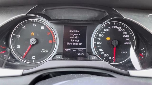 ABS/ASR Systemstörung Audi A4 B8 TFSI Quattro смотреть онлайн