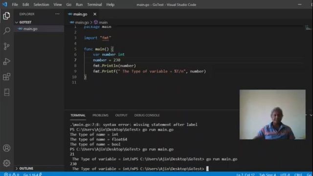 The Go programming language | data type and constants | смотреть онлайн