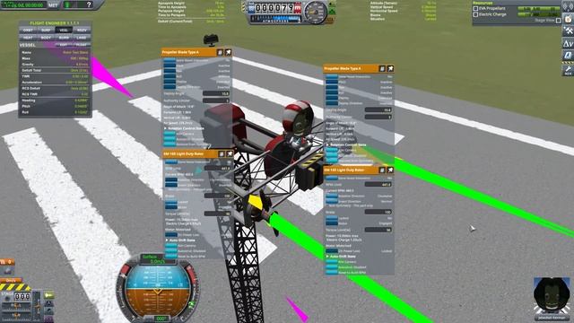 KSP Rotor Test Stand to highlight some of the thrust issues. смотреть онлайн
