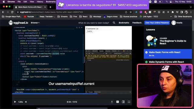 React desde cero ? - P6: Guía para principiantes, forms, ErrorBoundary, useRef, props y más! смотреть онлайн